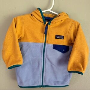 Baby Patagonia Fleece Zip up jacket - size 6-12mo